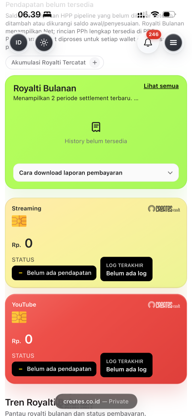 Creates Vault di platform Creates